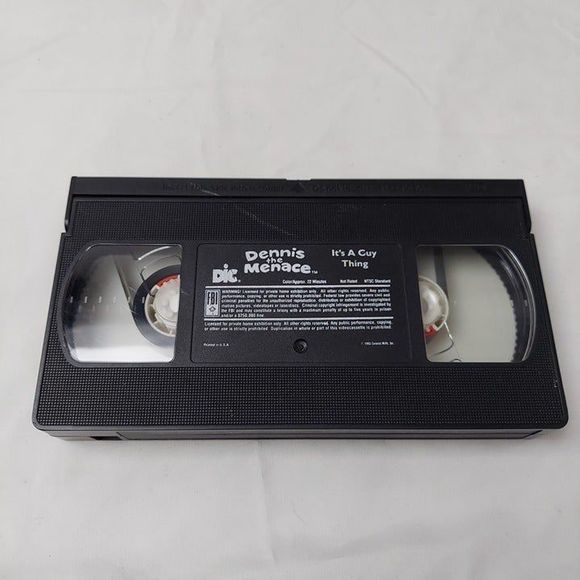 The New Dennis The Menace Animated Series Cartoon It's A Guy Thing VHS 1993 DIC - Picture 6 of 6